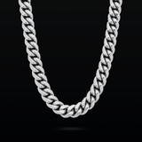 Cuban Link Chain 12mm Silver