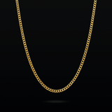 Cuban Link Chain 2mm Gold