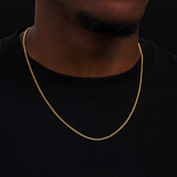 Cuban Link Chain 2mm Gold