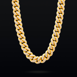 Iced Cuban link chain 12mm gold