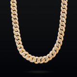 Iced Cuban link chain 10mm gold