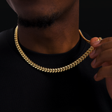 Cuban Link Chain 8mm Gold