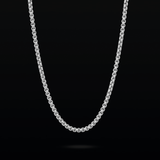 Round Box Chain 2.5mm Silver