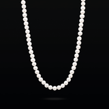 4mm Silver Pearl Chain