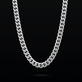 Cuban Link Chain 8mm Silver