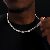 Cuban Link Chain 8mm Silver