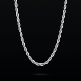 Rope Chain 4mm Silver