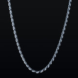 Silver 3mm Rope Chain