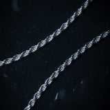 Silver 3mm Rope Chain