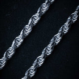 Silver 3mm Rope Chain