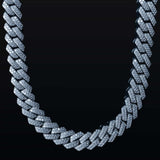 Moissanite 14mm Prong Link Chain