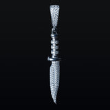 Moissanite Dagger Pendant