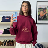 SWANS HOOD BURGUNDY