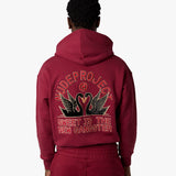 SWANS HOOD BURGUNDY