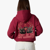 SWANS HOOD BURGUNDY