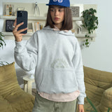 SWANS HOOD GREY MELANGE